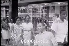 Blacks Picket for Higher Wages and Better Work Conditions in the Streets of Atlanta (1962)