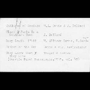 Sources for civil rights literature; undated