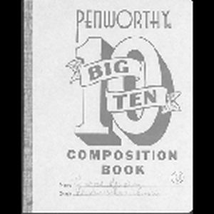 Georgia Mae Byes' composition book; 17 July 1964