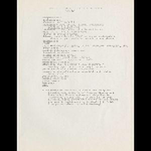 Needed for Hattiesburg, Mississippi, Freedom Schools; July, 1964