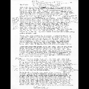 Letter, Joe and Nancy Ellin to friends; undated