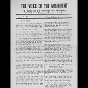 Voice of the movement; August 17, 1964