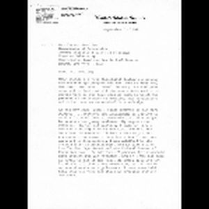 Letter, Kenneth B. Keating to Israel Zwerling; September 5, 1964