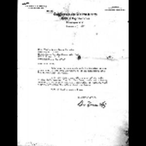 Letter, Benjamin S. Rosenthal to Victoria J. Gray; February 3, 1967