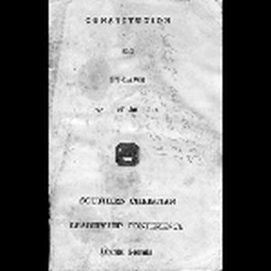 Constitution and by-laws of the Southern Christian Leadership Conference; undated