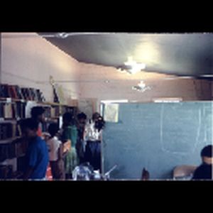 Library at a Batesville, Mississippi, church; July 1964