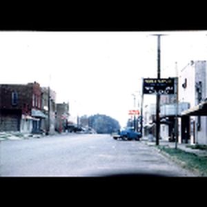 Main Street, Sardis, Mississippi; July 1964