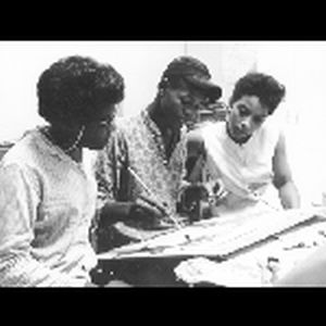 Local teens at the community center; 1964
