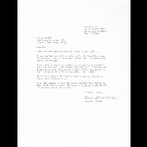 Letter, Anne Strickland to Ed Hamlett; June 27, 1964