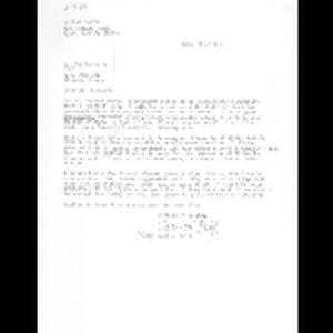 Letter, Marion Palfi to Ed Hamlett; July 27, 1964