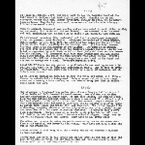 Memo from Nelson Blackstock; July 12-13, [1964]