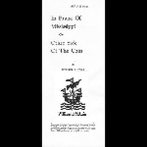 In praise of Mississippi or other side of the coin; undated