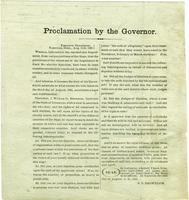 Proclamation by Governor Brownlow on Limiting the Elective Franchise