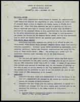 NAACP Report of Executive Secretary, October 5th thru November 10th, 1966