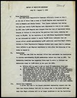 NAACP Report of Executive Secretary, July 11th thru August 7th, 1962