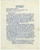 NAACP Report of Executive Secretary, August 7th thru September 3rd, 1968