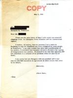 Letter on Segregation, 2