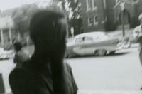 Student protesters outside State Theater, Farmville, Va., August 1963, #041