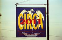 Restaurant sign in Farmville, Va., 2001