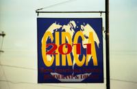 Restaurant sign in Farmville, Va., 2001
