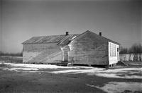 Peaks Elementary School, Prince Edward County, Va., front view of building, 1962-1963