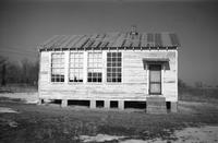 Peaks Elementary School, Prince Edward County, Va., side view of building, 1962-1963