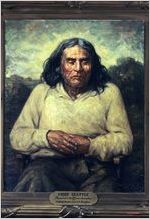 Portrait of Chief Seattle, painted from a photograph taken in 1865