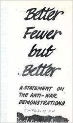 Better -- Fewer but Better