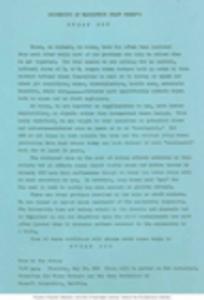 University of Washington Staff Women's Speak Out