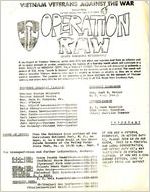 Vietnam Veterans Against the War Operation RAW (Rapid American Withdrawal)