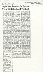 Kates--Letters and clippings (James Kates Papers, 1964-1965; Archives Main Stacks, SC 1207, Folder 1)