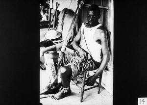 Man on a Porch