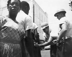 Woolworth's Protestors and Law Enforcement Officers