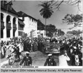 Motorcade for U.S. Vice-President Nixon and Liberian Vice-President Tolbert