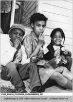 Children Eating Girl Scout Cookies