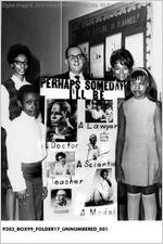 Students at School #69 Create Poster for Negro History Week