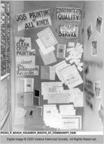 Recorder Booth at Community Fair, November 1949