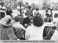 Mayor Hudnut at UNWA Picnic
