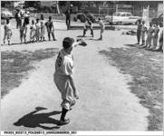 Frank Sigamoos Pitches to Dr. Joseph Taylor, Flanner House