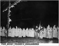 Ku Klux Klan Cross Burning
