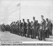 Company B 2nd Platoon Attucks ROTC Inspection, April 1949