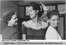 Walker Students Modeling Original Hairstyles Created by Students